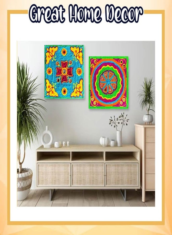 SOLOBOLO String Art Kit with Pre-Marked Canvas Art Board | Art and Craft Kit Gifts for Girls Age 12-15 |DIY Kit for All Age 9 10 11 12 15 - Image 2